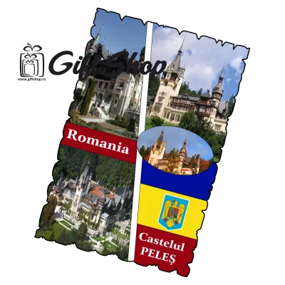 Castelul peles romania, magnet frigider mgs176
